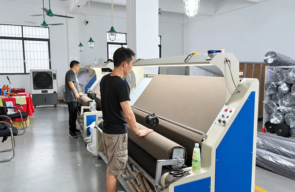 Activewear fabric inspection in the MIQI production facility