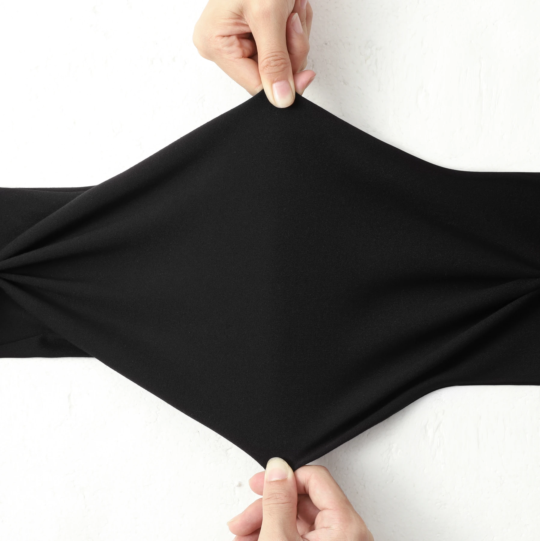 Close-up of performance activewear fabric texture