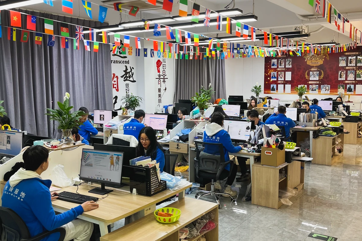 MIQI Apparel business and product development office team