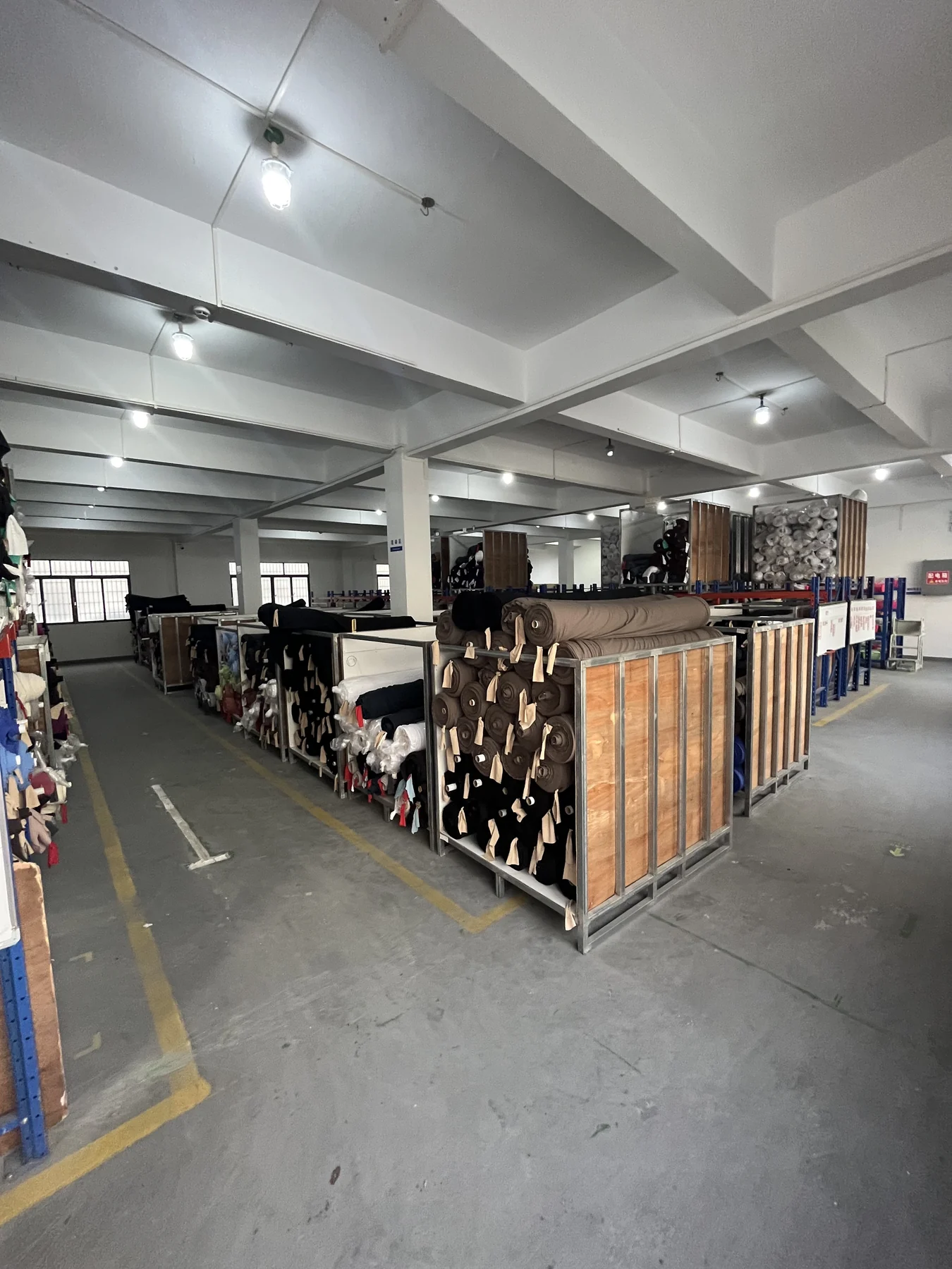 MIQI fabric warehouse prepared for activewear material allocation